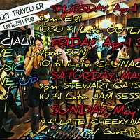 🎸LIVE MUSIC!🍸50k COCKTAILS!🍹
🍺20k BEER!🍻2 FOR 75k SHOTS!💉
☮️THURSDAY 29th April - SUNDAY 2nd May👩🎤8 til LATE!👨🎤