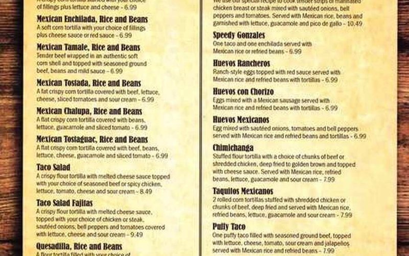 The restaurant has changed names.  This is the current menu...