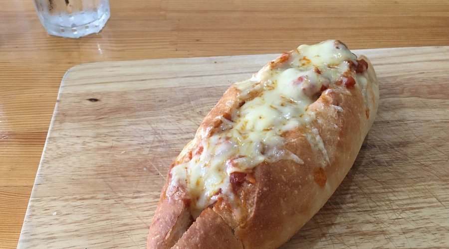 The meatball sub is just like back home in the US!