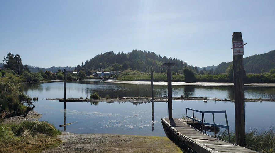there's even a private boat launch