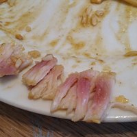 Raw chicken from this place