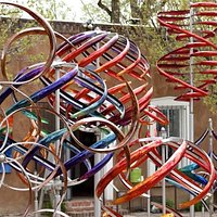 An assortment of beautiful Mark White kinetic wind sculptures. See them all at markwhitefineart.com