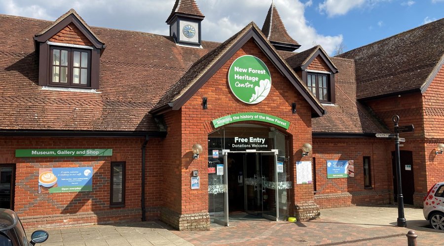 Exterior of New Forest Heritage Centre.