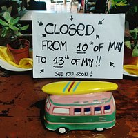 Closed from 10 to 13 of may !!