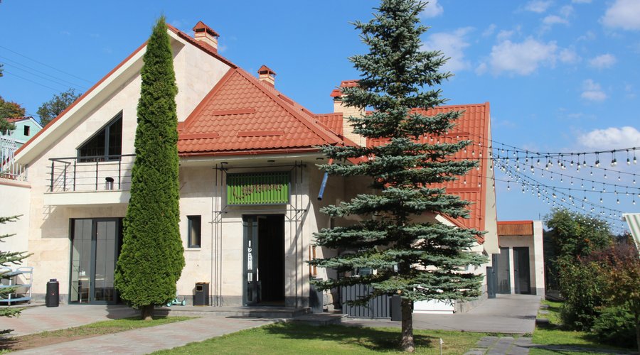 The view of the restaurant