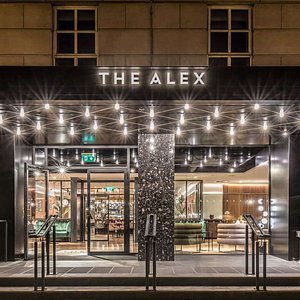 The Alex Hotel in Dublin, image may contain: Shop, Shopping Mall, Urban, Lighting