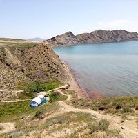Место стоянки с видом на мыс