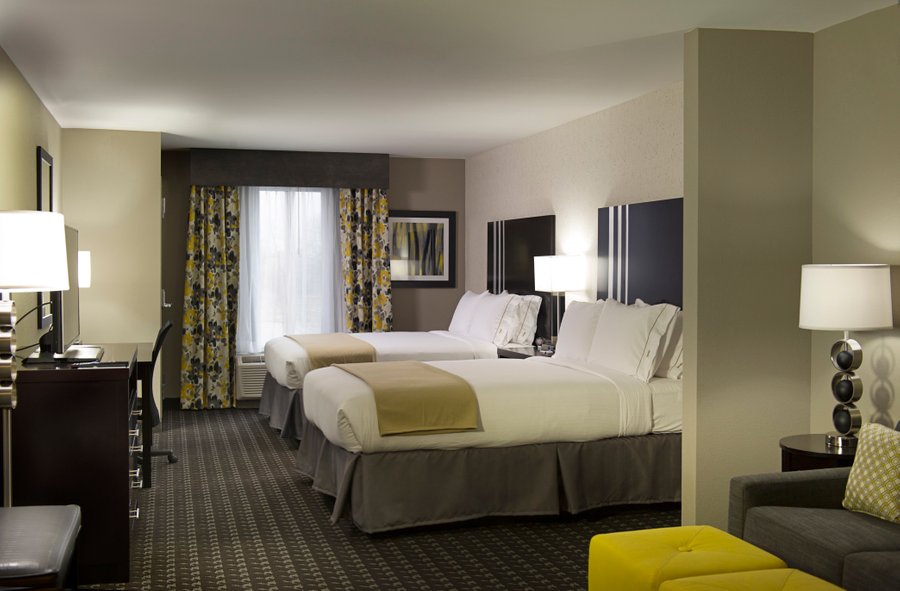 Holiday Inn Express & Suites Madison Central - hotel rooms