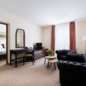 Hotel Wisła Premium in Wisla, image may contain: Hotel, Resort, Neighborhood, Grass
