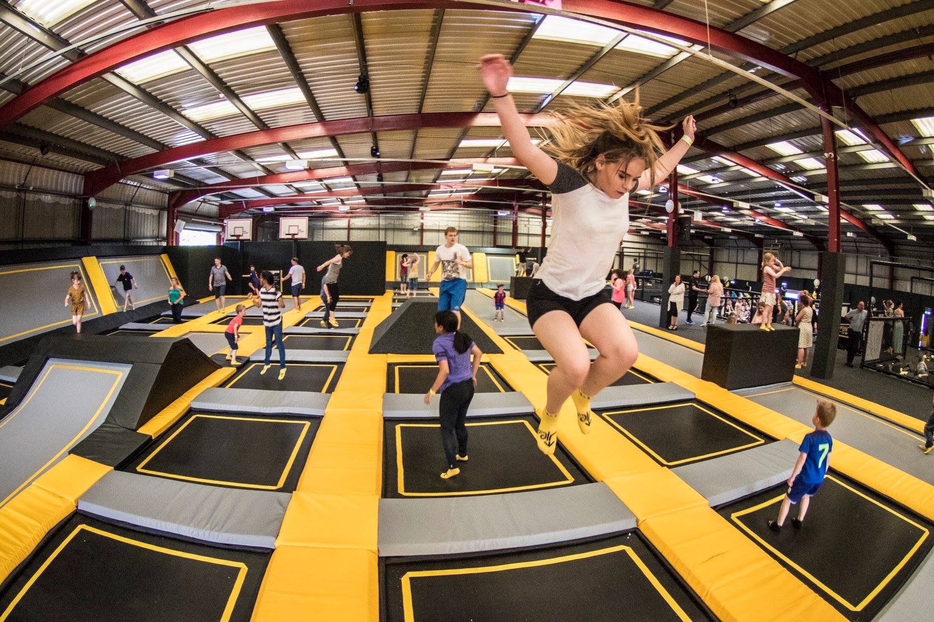 Trampoline on sale park swansea