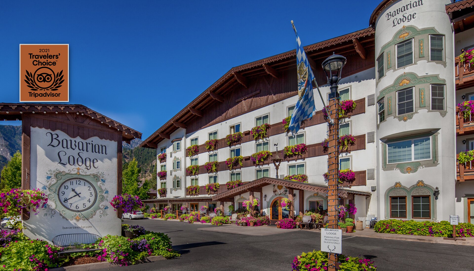 BAVARIAN LODGE Updated 2022 Prices Hotel Reviews Leavenworth WA   Front View 