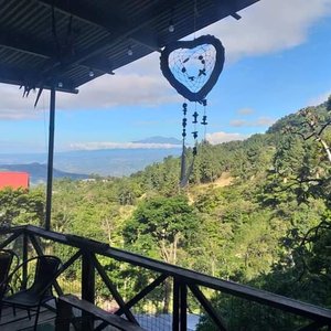 Vista a la montaña desde los balcones 