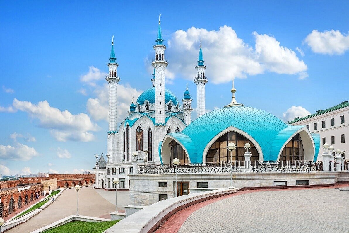 Казань мечеть с голубым куполом