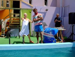 Piscina y playa