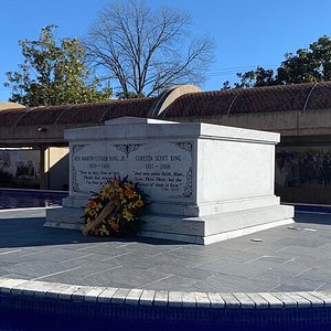 Martin Luther King Jr Grave and Historic Site plus Ebenezer Church 