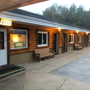Evening out front