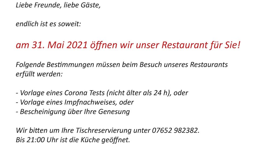 wichtige Information