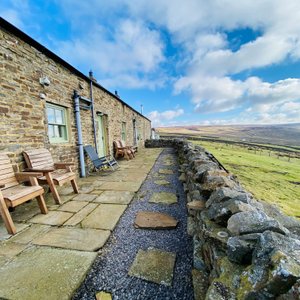 Hilltop Haven terrace area