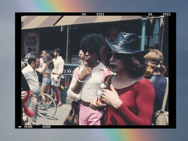 An LGBT parade through New York City on Christopher Street Gay Liberation Day 1971.