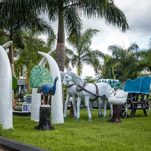Beautiful Chariot Sculptors around Kibo Peak Gardens 