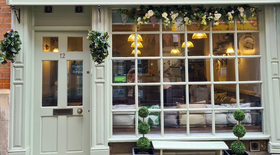 Biscuit and Brew Tea House Exterior