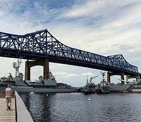 Battleship Cove, Fall River, MA Yoga Mat