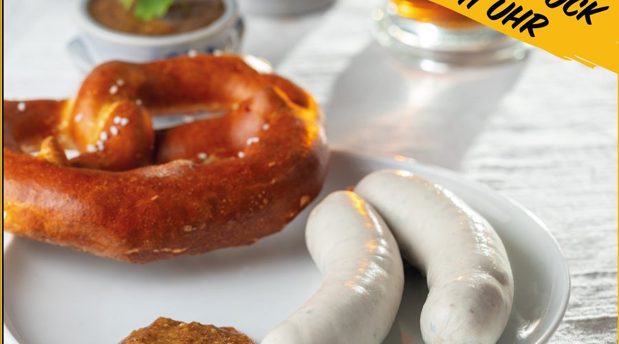 Unser Special zur Wiedereröffnung am 03.06.2021

Ein paar Weißwürste mit Brezel und süßem Senf €5,50
oder direkt mit einem Weißbier €8,50

Hey Du 

Hast du Lust endlich wieder einen Drink zu genießen?

Magst du Weißwürste?

Draußen oder drinnen?

Dann reserviere dir deine Weißwürste mit einem Platz an der Sonne in der ML14 und genieße ab 11 Uhr dein Weißwurstfrühstück in unserem großzügigen Garten.
Du kannst natürlich auch ohne Reservierung vorbeikommen und unsere große Tapas Auswahl, die Lounge