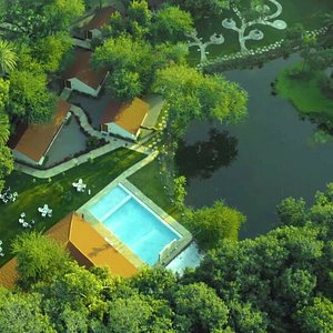 Aranya Vilas in Udaipur, image may contain: Resort, Hotel, Vegetation, Rainforest