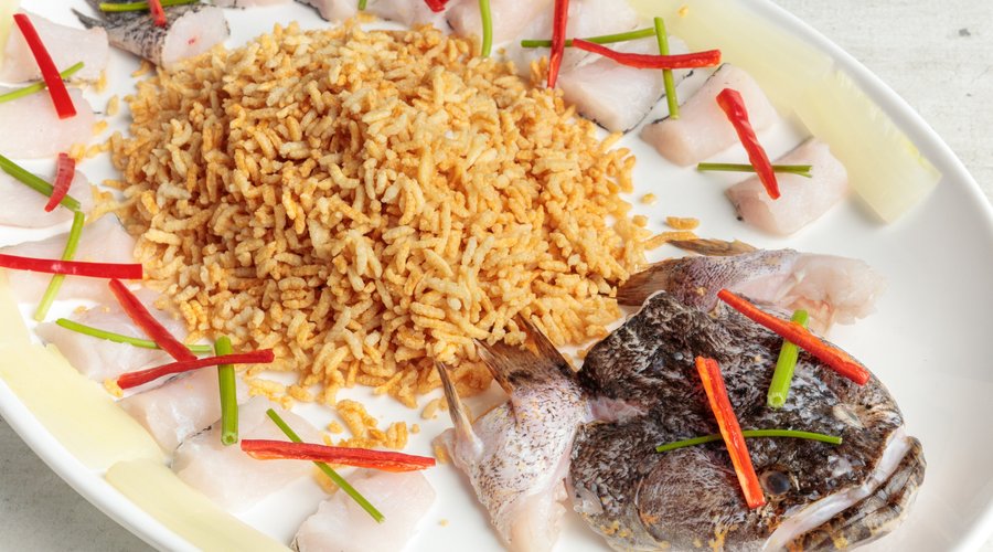 脆米海鮮湯笋壳魚 Crispy Rice Steam Soon Hock Fish & Seafood Soup