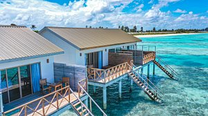 South Palm Resort Maldives in Addu City, image may contain: Waterfront, Hotel, Resort, Outdoors