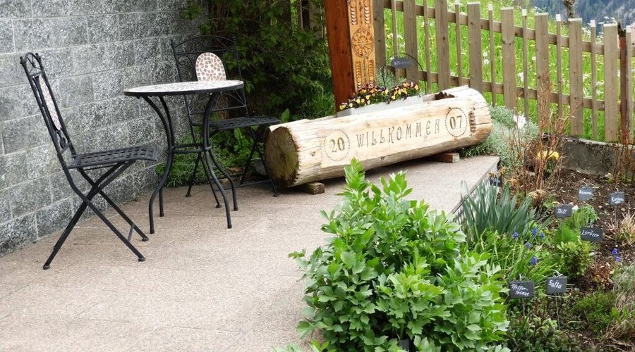 Beim Kräutergarten am Biohof Inntalblick