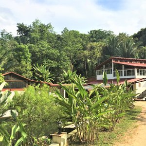 View on the Bianhua Building that host the Fitness Area, Reception and Kitchen