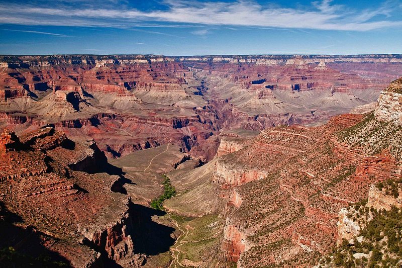 View from the Rim Trail at the Grand Canyon