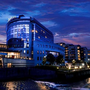 Radisson Blu Hotel Nydalen, Oslo in Oslo, image may contain: City, Office Building, Metropolis, Urban