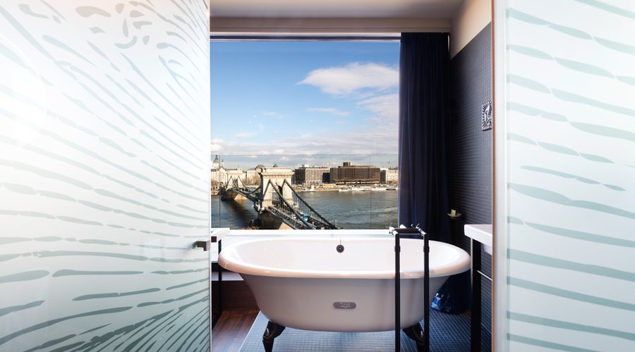 View from our Top Floor Studio at Hotel Clark Budapest
