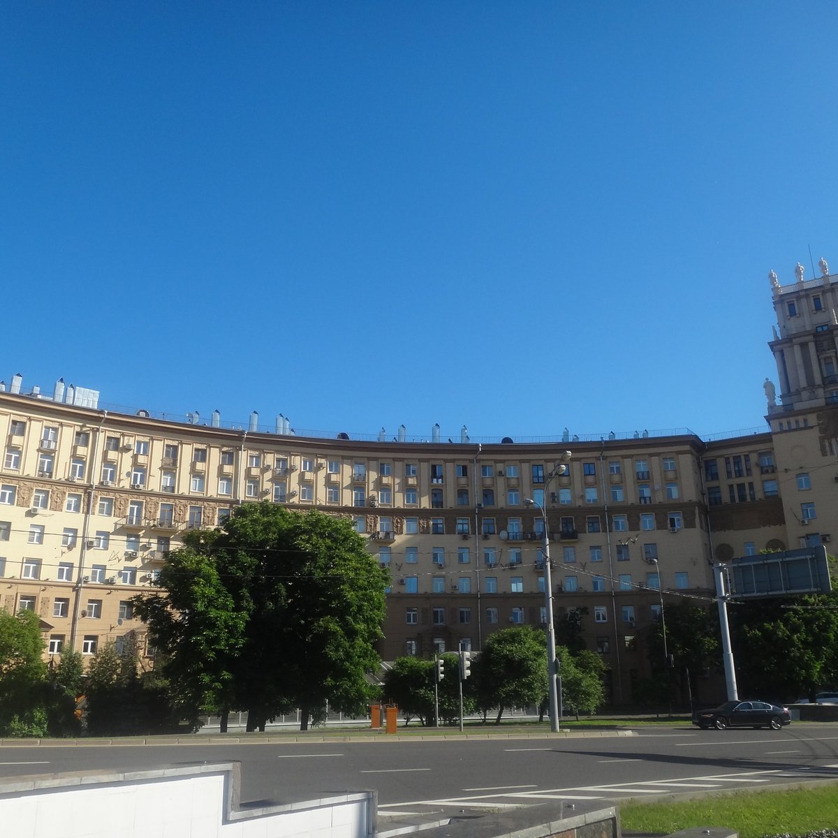 Площадь гагарина москва