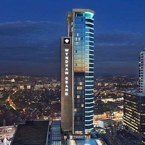 Wyndham Grand Istanbul Levent in Istanbul, image may contain: City, Urban, High Rise, Condo