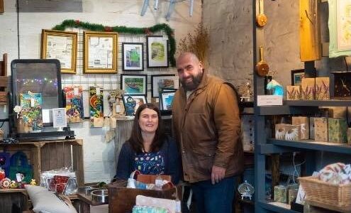 Sarah & Damion in The Gallery at Old Bolsover Yard