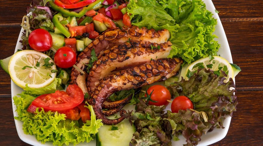 Grilled octopus 