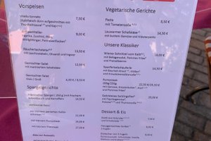 Speisekarte