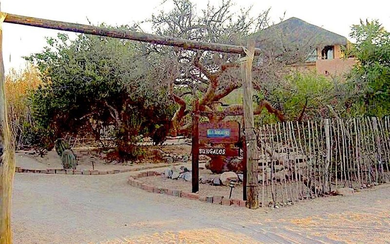 entra al complejo de BAJA BUNGALOWS