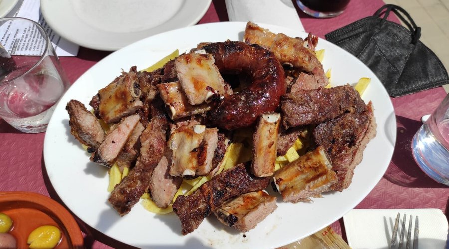 Parrillada con chorizo