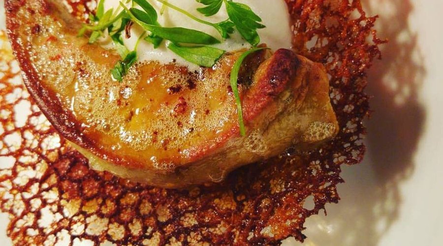 foie gras et le pain