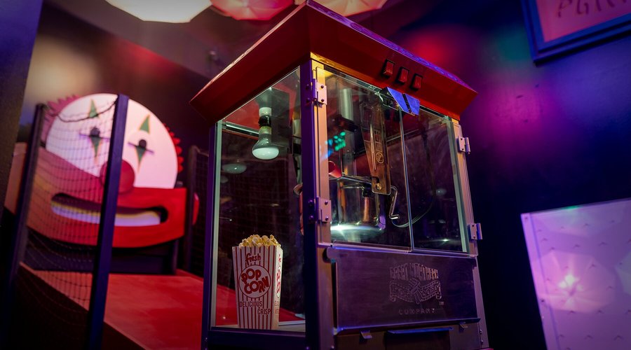 Inside the midway in escape room episode "Fair Game" 