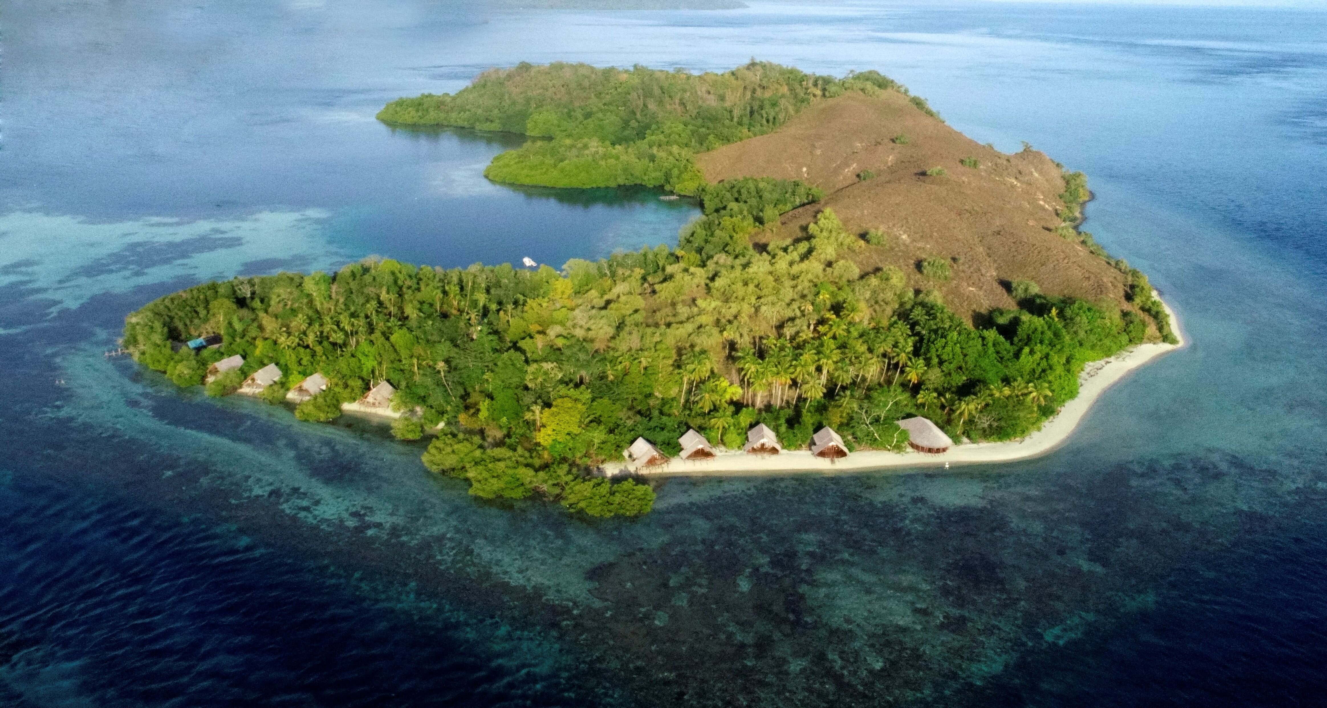 KUSU ISLAND RESORT Updated 2024 Villa Reviews Halmahera Indonesia   Aerial Of Kusu Island 