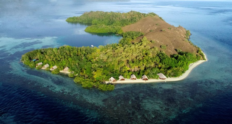 Aerial of Kusu Island Resort