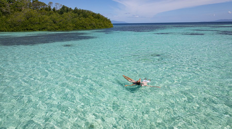 crystal clear water