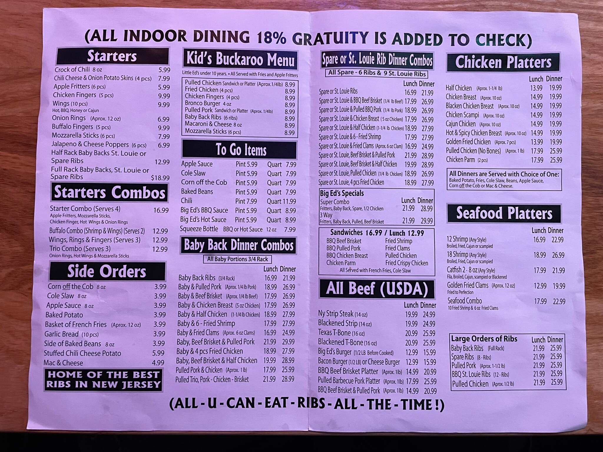 Big ed bbq top