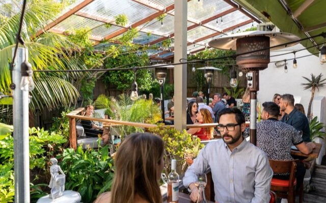 Fable's beautiful garden patio dining 