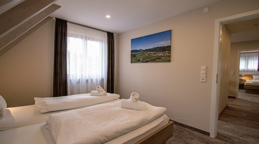 Ferienwohnung Klosterblick für 3 Personen.